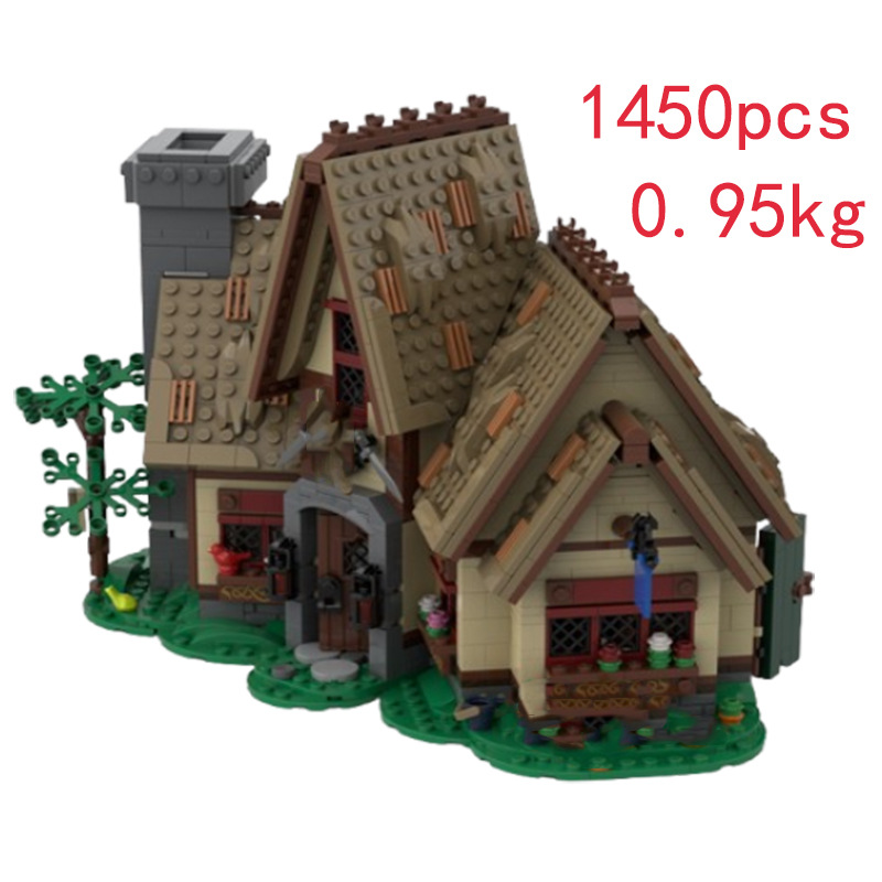 Castle Building Blocks Small Particle Assembly Educational Model_voghion.com