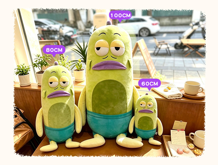 New ugly fish plush pillow, funny silly fish stuffed toy, wholesale pillow doll decoration
