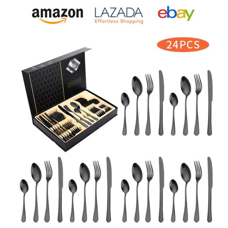 (블랙) 24 개 세트