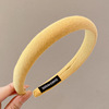 Universal sponge demi-season headband, hair accessory, 2024 years, new collection