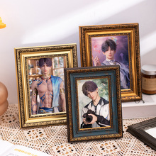 恋与深空复古相框6寸相框空框欧式宫廷摆台做旧画框装裱桌面摆件