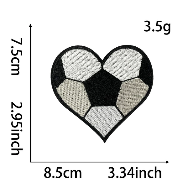 Love Football Hot Melt Glue* Dimensions are as shown in the picture