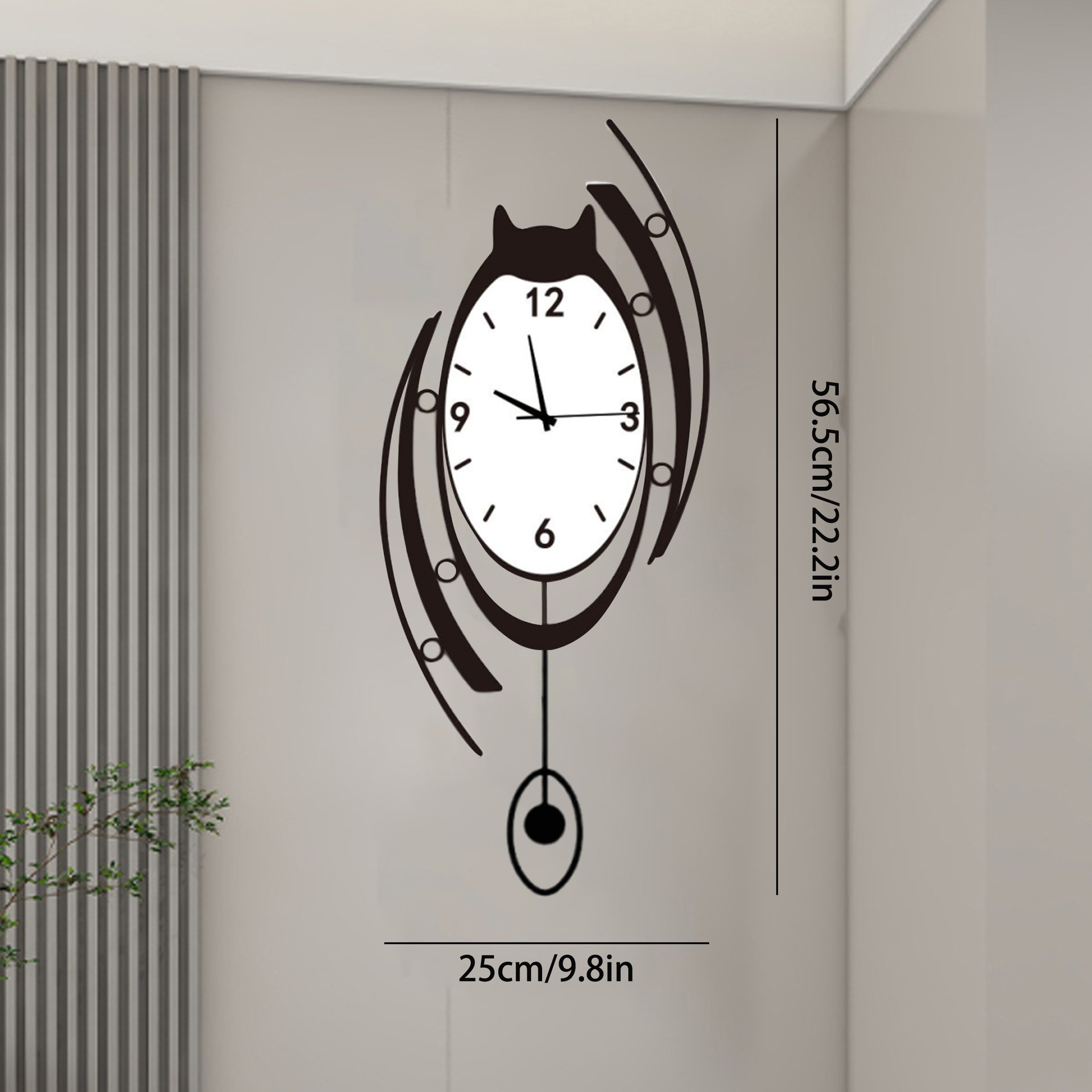 Reloj de pared moderno y minimalista, nuevo y de moda, famoso en internet, para sala de estar, hogar, estudio, dormitorio, silencioso, venta al por mayor de fábrica.