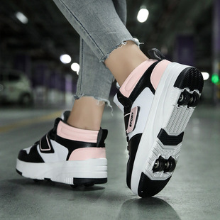 Four-wheel high-top heloon shoes 2024 youth roller skates