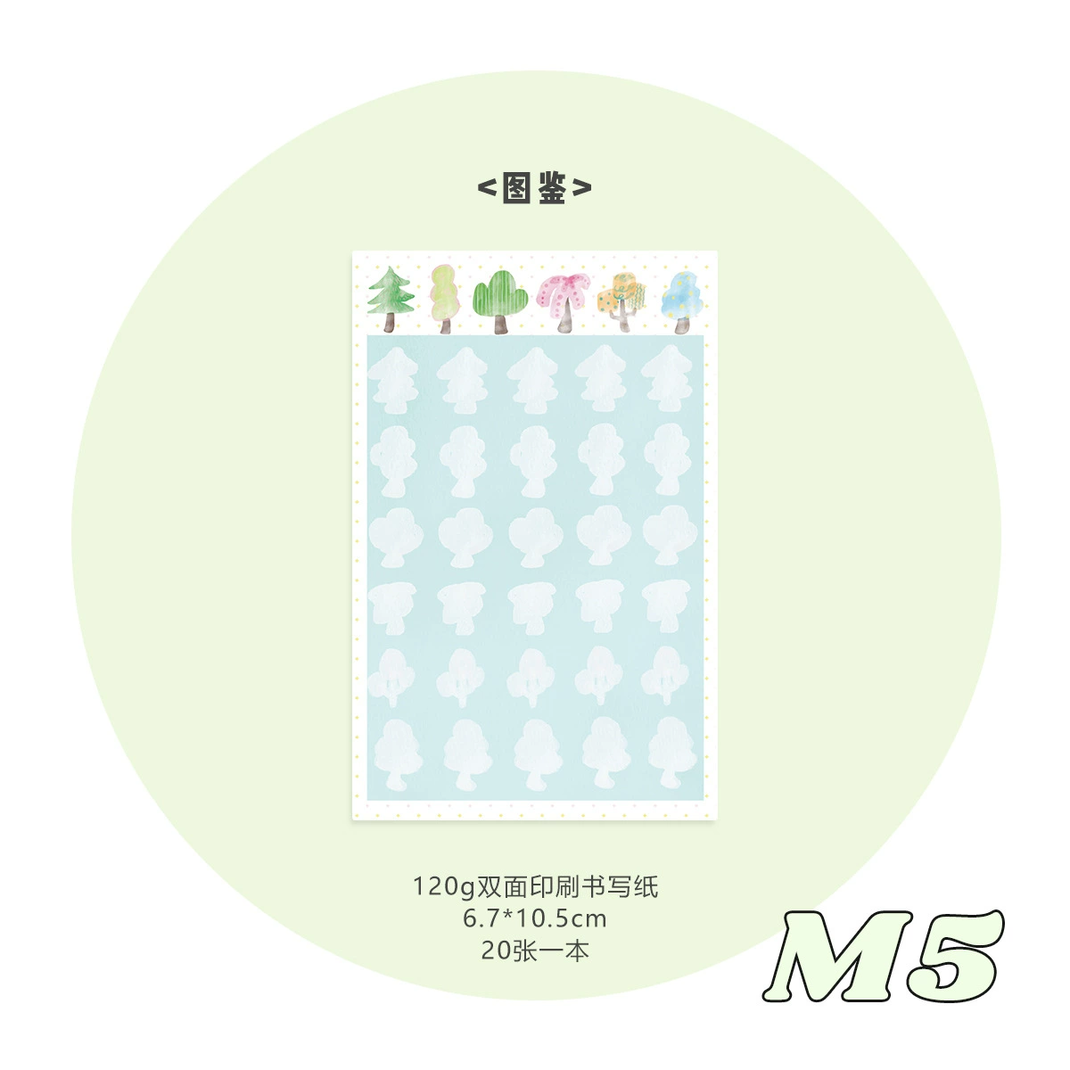 Handheld M5 Storage Set — Transparent PVC Shell, Inner Pages & Accessories, Multi-Color