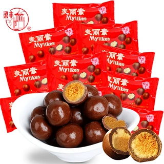 包邮7月份梁丰麦丽素巧克力25g*96包/袋（代可可脂）儿时的 记忆