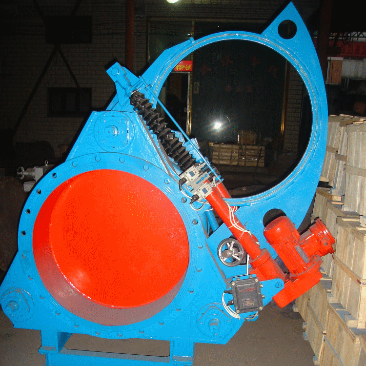 F9T43X防爆电动扇形盲板阀