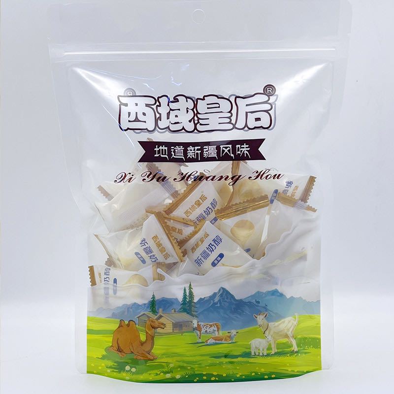 Western Queen milk alcohol Xinjiang milk pimple TikTok same cheese snack chewing yogurt block cheese candy