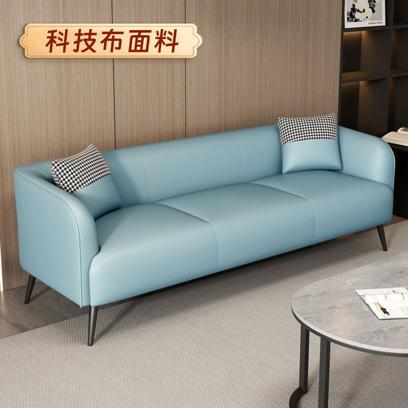 北欧ファブリックダブル3人用ライト高級猫スクラッチレザーソファ小さなアパート賃貸アパートホテルリビングルームチェスとカードルーム