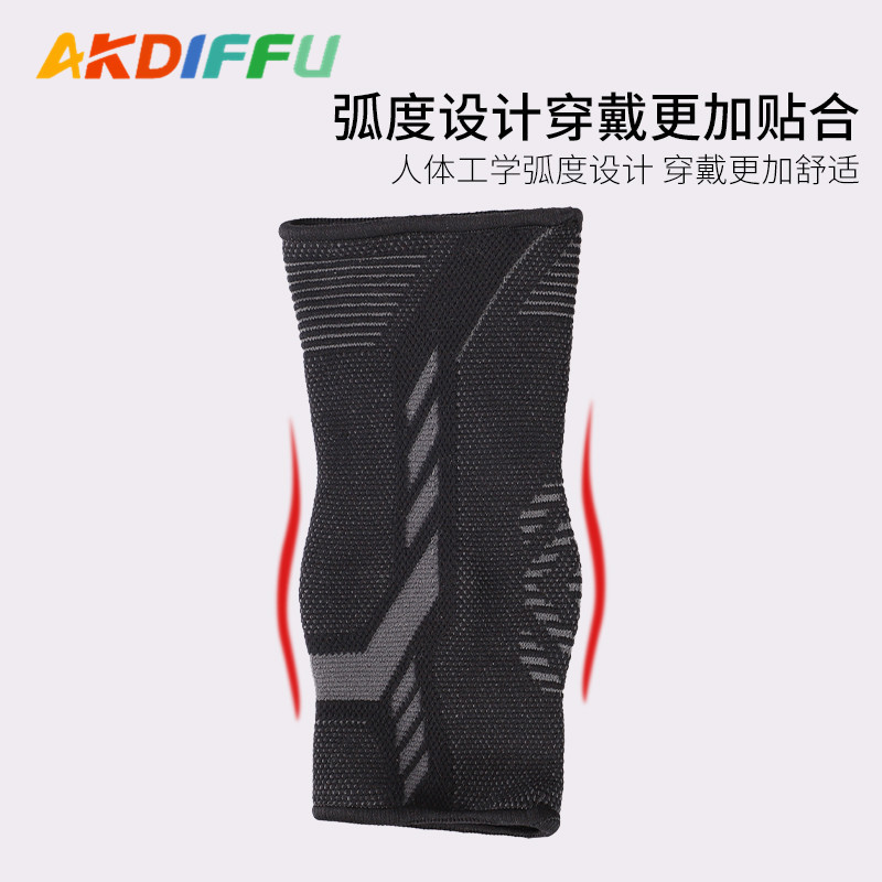 Deportes Fitness protección de tobillo de punto con protección de tobillo de cobre de cuatro lados nylon elástico deportes protección de tobillo cobre Ion cálido transpirable correr