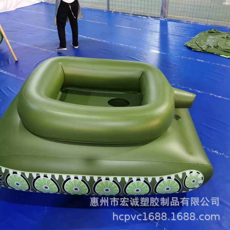 En stock/PVC inflable tanque de pulverización de agua soplado agua spray coche juego tanque de chorro de agua pistola/Cañón de pulverización de agua