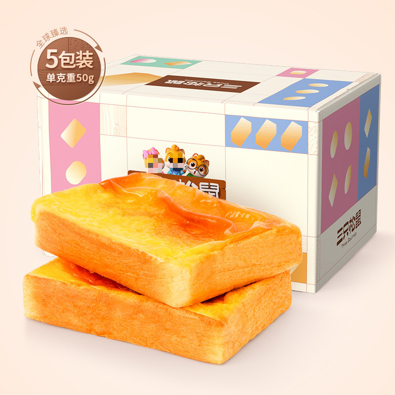 품절 [얼리 어답터 소량 - 두꺼운 바위 구운 치즈 토스트 250g/박스] 작은 봉지 5개 정도