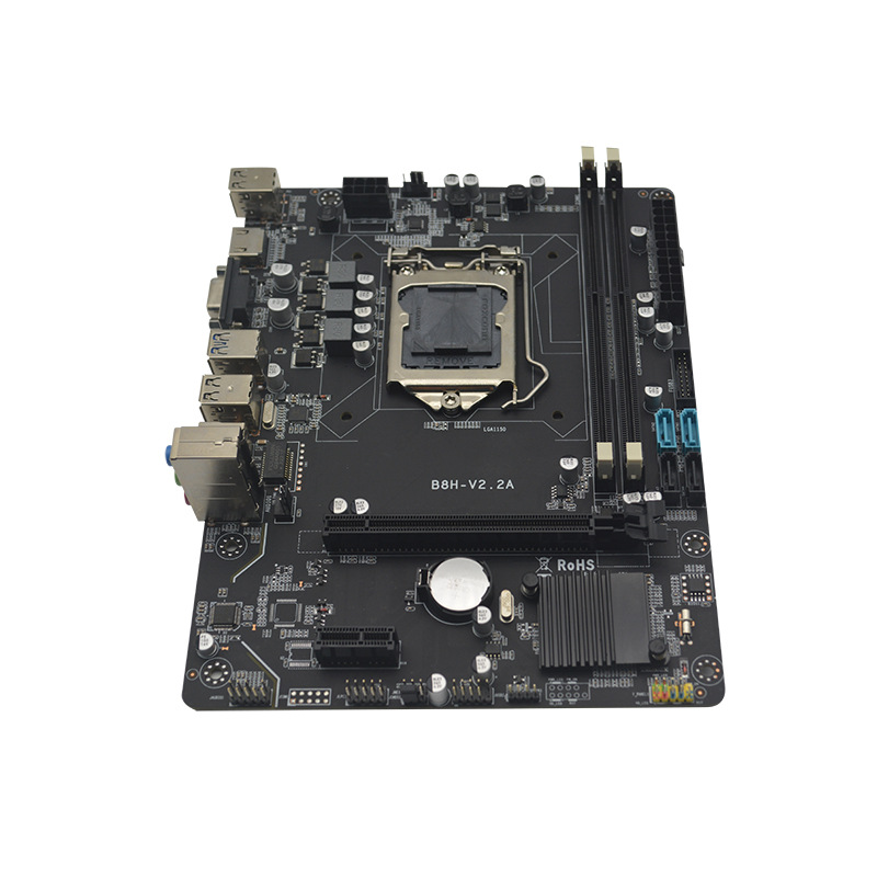 全新H81M电脑主板1150针 台式机DDR3双通道兼容4代平台 I3/5/7CPU