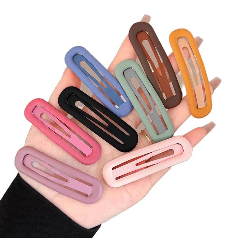 Clips de cabello esmerilado de color, clips de cabello lateral de las mujeres, toque de cabeza posterior, clip de cabello rotos, clip de cabello rojo en línea 2025, nuevo