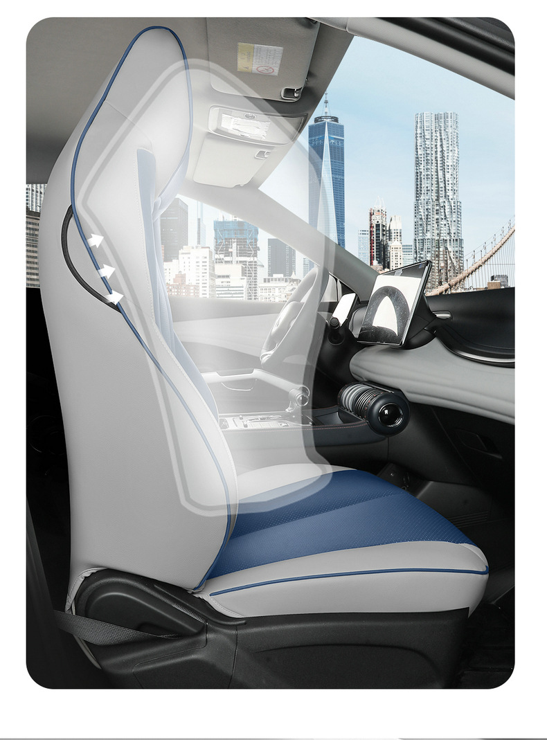 Cross-Border Yuan Plus Special Seat Cushion for Left and Right Steering, Overseas Seat Cover, Cross-Border Full Leather Full-Cover Custom Car Seat Cushion Wholesale