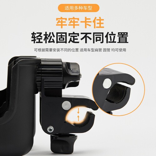 Cross-border children's strollers, baby stroller cup holder accessories with mobile phone box, two-in-one universal baby stroller bottle holder