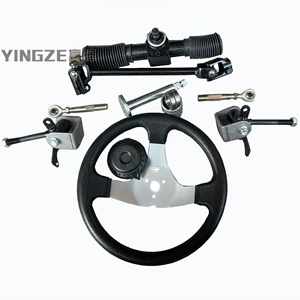 Dördtəkərli Elektrikli Motosiklet Kart Aksesuarları Alüminium Sükan Mexanizmi Şar Oynaq Oxu 12MM