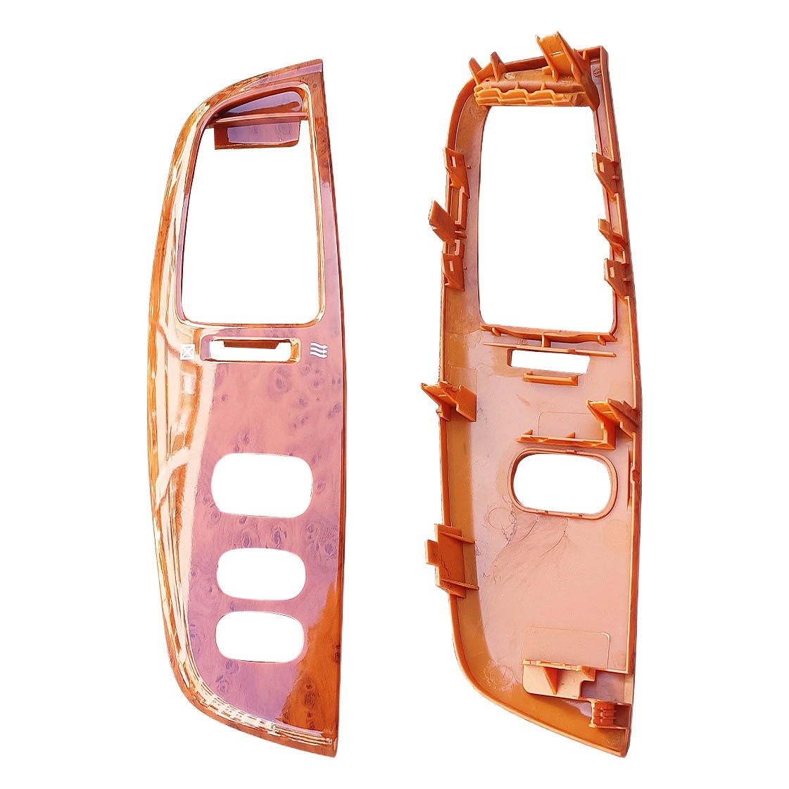 Superficie de salida de aire superficie marco Shell grano de madera negro adecuado para landcooluze 100 lc100 fj100 98-07