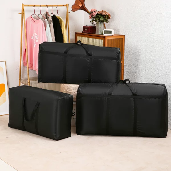 Free Shipping Oxford Cloth Not Easy to Break Moving Bag Clothes Quilt Storage Bag Cotton Quilt Duffel Bag Large Woven Bag
