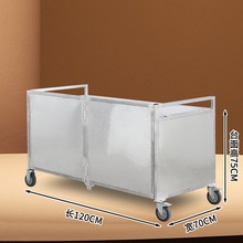 折叠摆摊小推车不锈钢手撕鸡移动地摊车卤菜熟食餐车夜市手推车