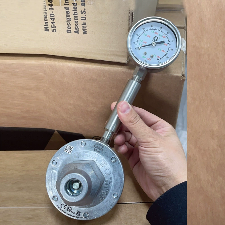 Регулятор давления покрытия GRACO Клапан регулятора давления GRACO 214706 Клапан регулирования жидкости из нержавеющей стали