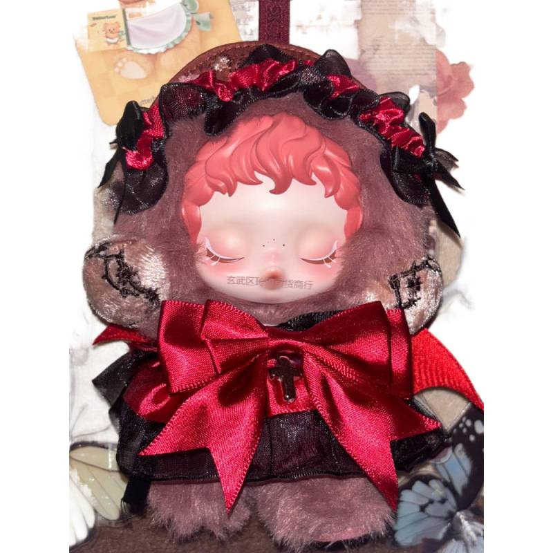 sp光织园SKULLPANDA冬日乐章系列搪胶毛绒公仔娃衣套装娃娃衣服|undefined