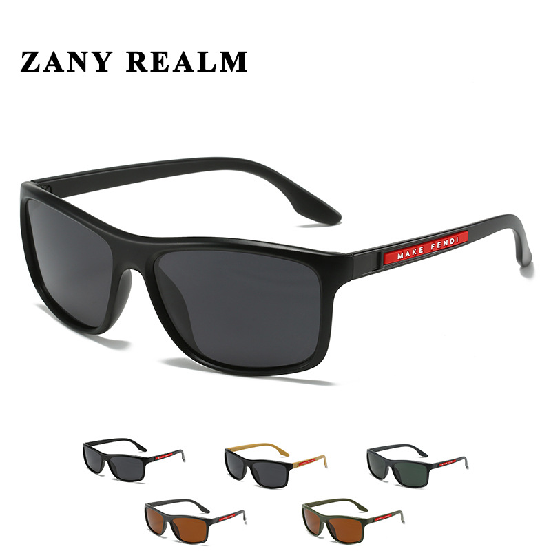 Nuevo Comercio exterior hombres caja esmerilado gafas de sol polarizadas moda Negocios Deportes conducción gafas de sol fabricante