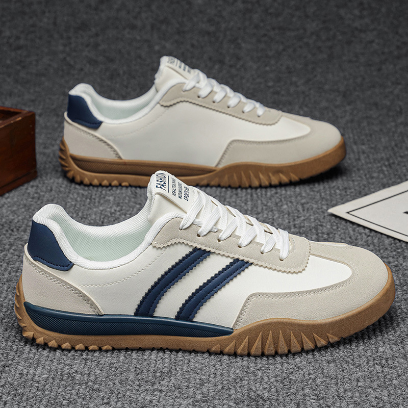 Zapatos de hombre 2026 primavera nuevo desgaste casual zapatos de moda estudiantes campus retro versátil zapatos deportivos ligeros