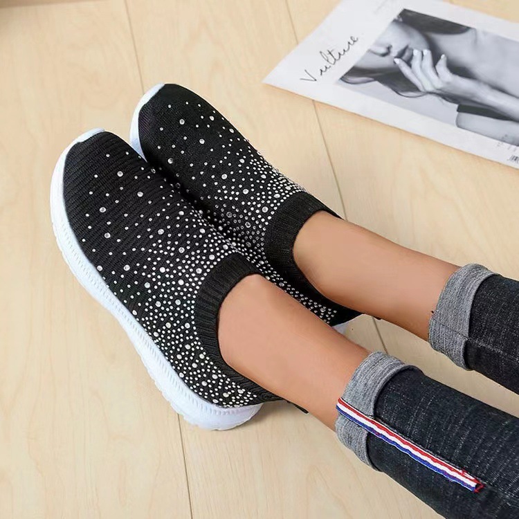 Casual sportivo in Flyknit con strass da donna_voghion.com