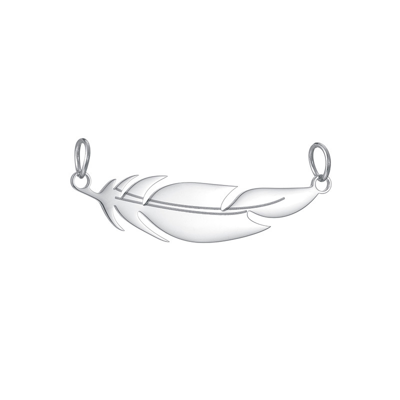 201 Stainless Steel Material 1 Piece 4cm 304 Stainless Steel Pendant