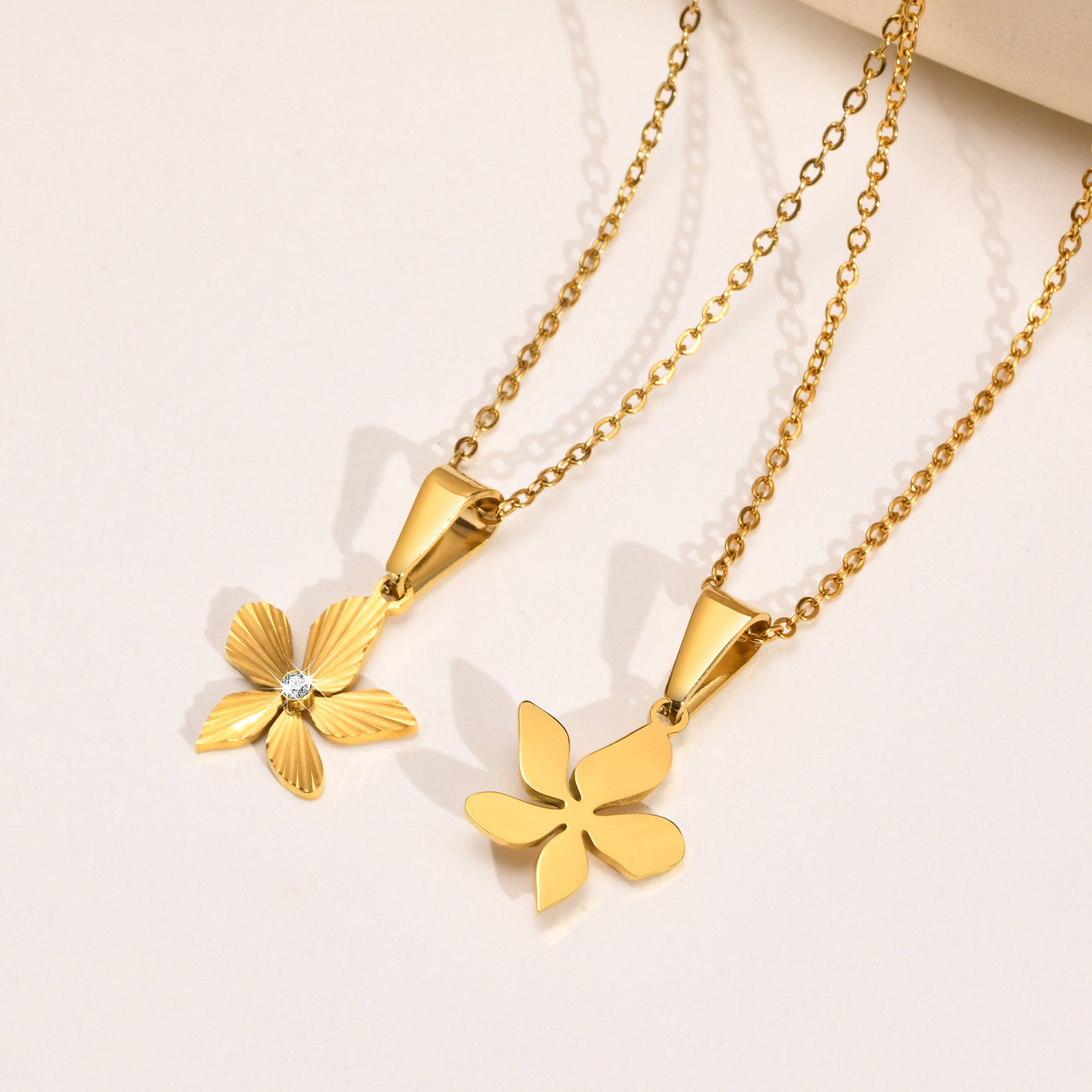 Simple Style Star Stainless Steel Plating Pendant Necklace 1 Piece