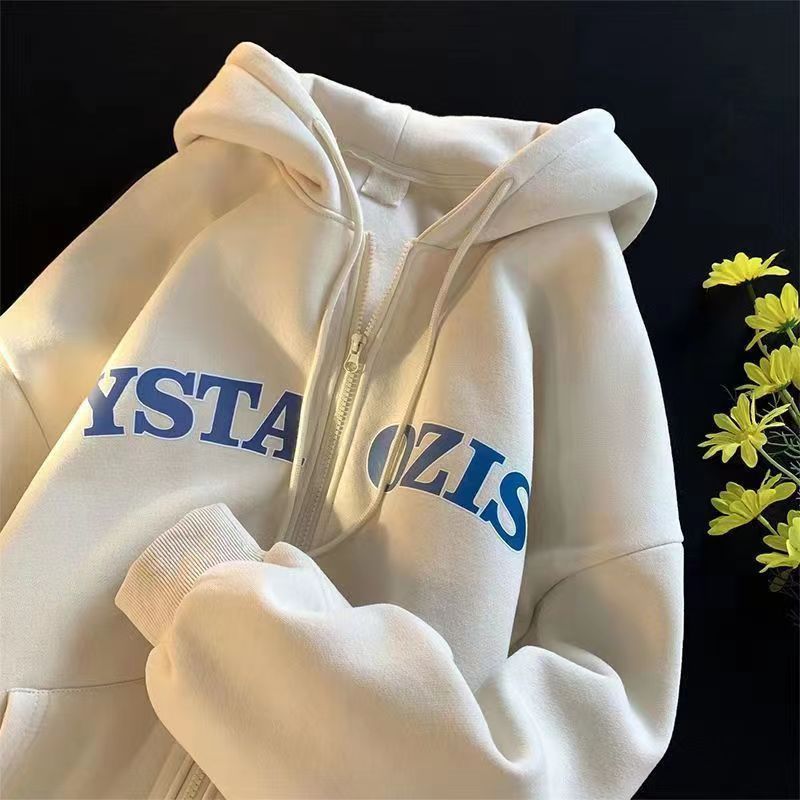 (2개) 여자 스웨터 가을 옷 소년 스웨터 봄과 가을 남자 큰 어린이 후드 지퍼 가디건 가을과 겨울 코트 남자 풀오버