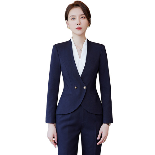 Professional attire for women, high-end beauty salon work clothes, skirts, Korean style cabinet sister uniforms, hotel front desk work clothes