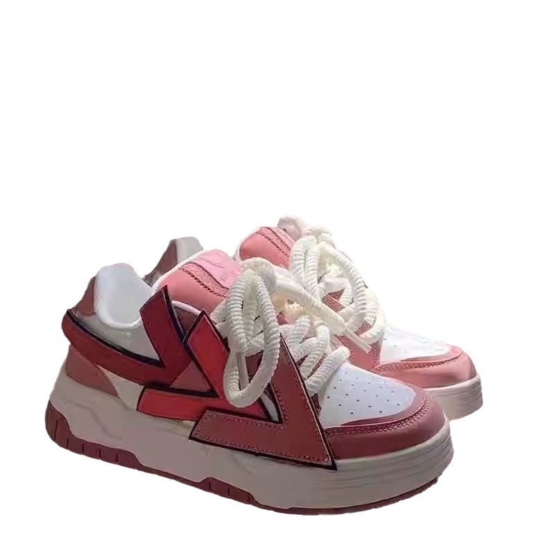 Zapatos de pan para mujeres de invierno, zapatos de skateboard de tendencia nacional, 2024 nuevos zapatos de nicho para padres, zapatos de skateboard casuales de altura