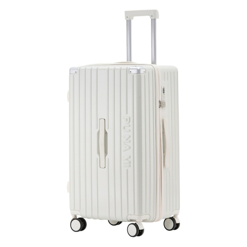 Maleta de equipaje para mujer de gran capacidad de 28 pulgadas con cremallera maleta universal rueda estudiante contraseña duradera Funda de cuero