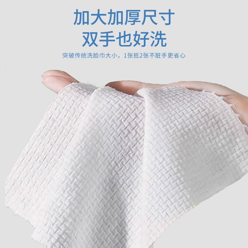 Tinglan 洗顔タオル 使い捨て洗顔タオル エステサロン専用ロールタイプ 大ロールロット ソフトタオル 増粘メイク落としタオル|undefined