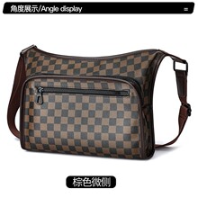男士斜挎包休闲小包男女跨境工厂背包直销潮流单肩包百搭欧美复古