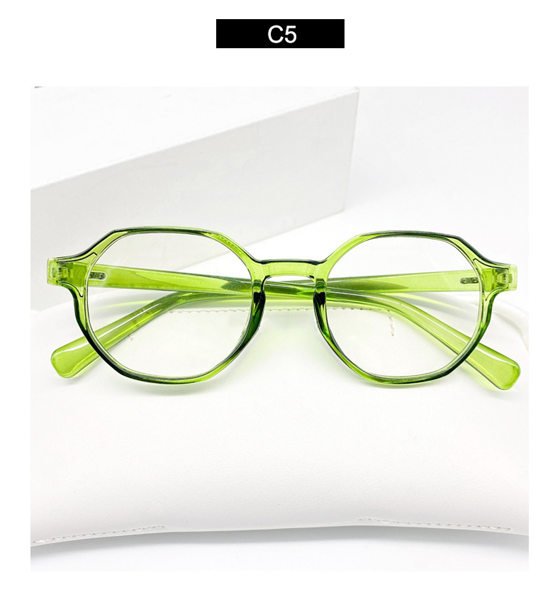 Simple Style Solid Color Ac Special-shaped Mirror Full Frame Optical Glasses display picture 4