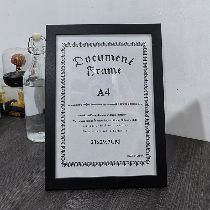 Photo Frame for Id Photos, Certificate Photos in Sizes 6, 7, 8, 10, A4, Tabletop or Wall-Mounted, DIY School Gallery Gifts and Giveaways Photo Frame for Id Photos, Certificate Photos in Sizes 6, 7, 8, 10, A4, Tabletop or Wall-Mounted, DIY School Gallery Gifts and Giveaways
