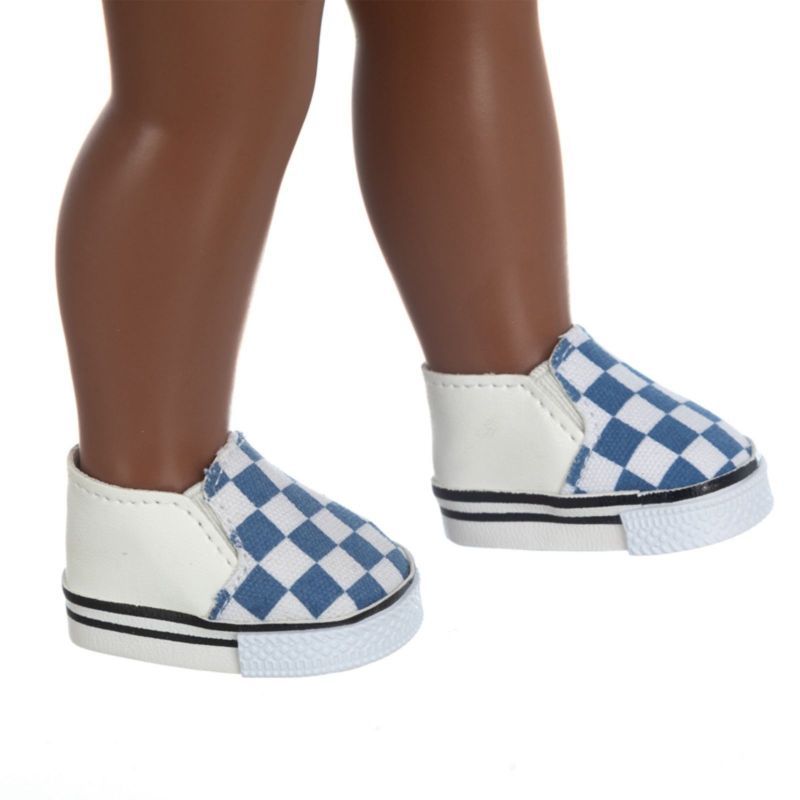 Cross-border best-selling doll shoe accessories: 14-inch American girl doll canvas doll shoes, 3-point shoes, 6-point doll shoes pic 9
