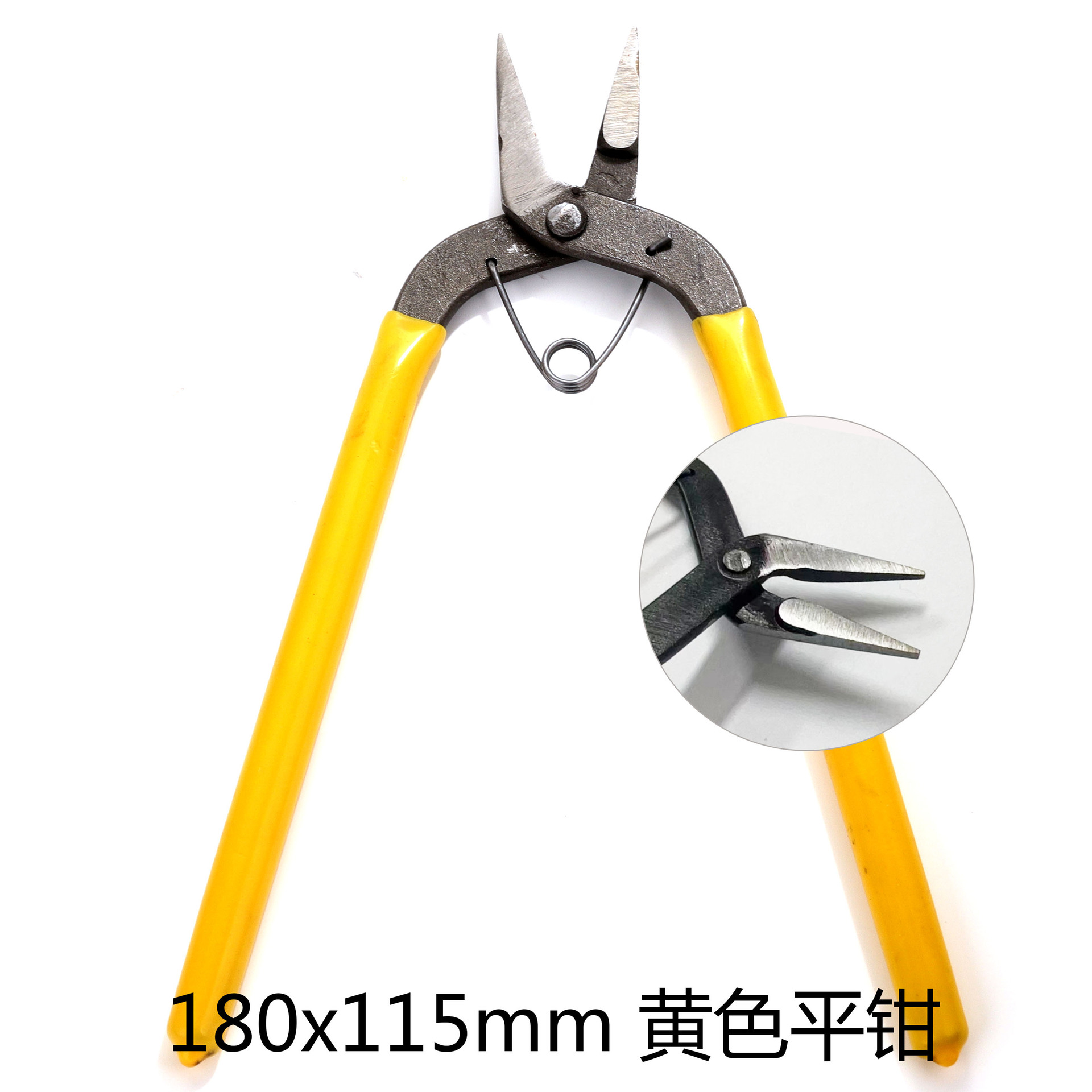 Pinzas hechas a mano bricolaje, pinzas de boca redonda con aguja curva, nuevas pinzas de punta fina de boca plana coreana, buena dureza, acero para muelles