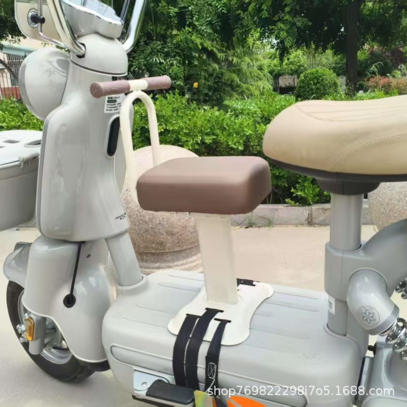 Front-mounted child seat for electric bikes, suitable for Yadea, Aima, Tailg, and Luyuan electric bikes and motorcycles