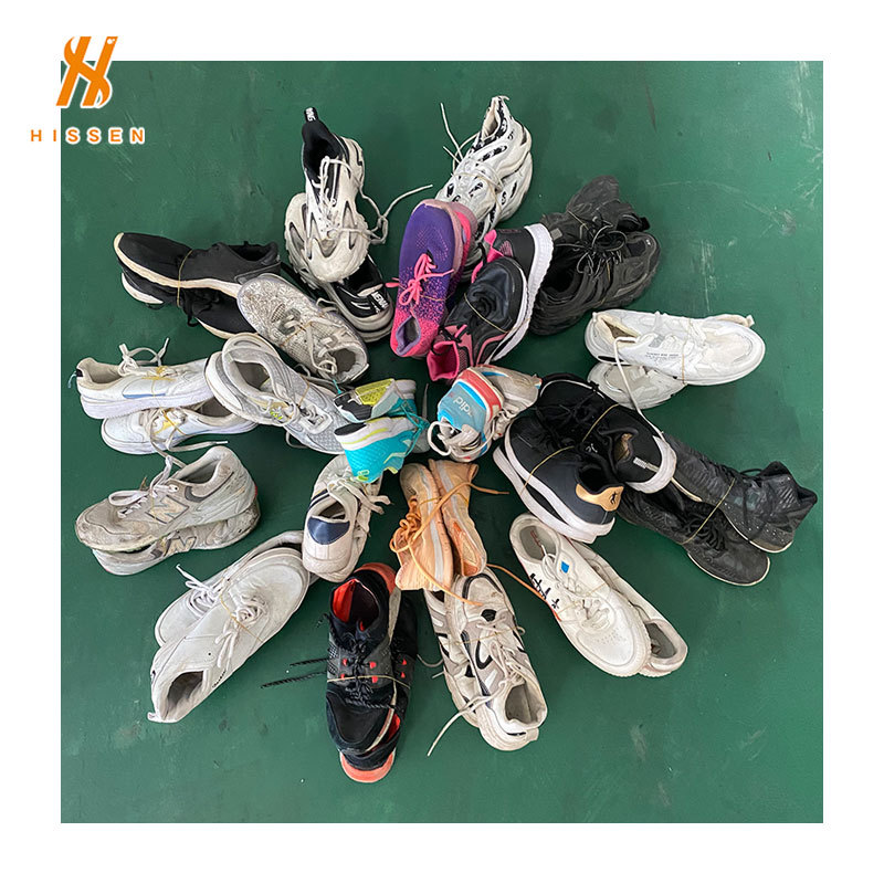 跨境专供二手鞋跑步鞋used running shoes工厂二手鞋批发出口非洲