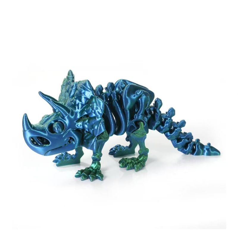 3D打印三角恐龙夜光儿童创意玩具关节可动鱼缸造景手办摆摊爆|undefined