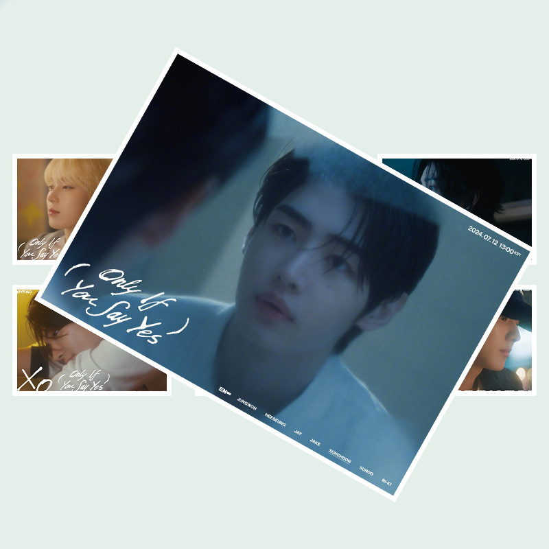 EN 团 《XO (Only If You Say Yes)》不干胶海报贴纸朴成训沈载伦