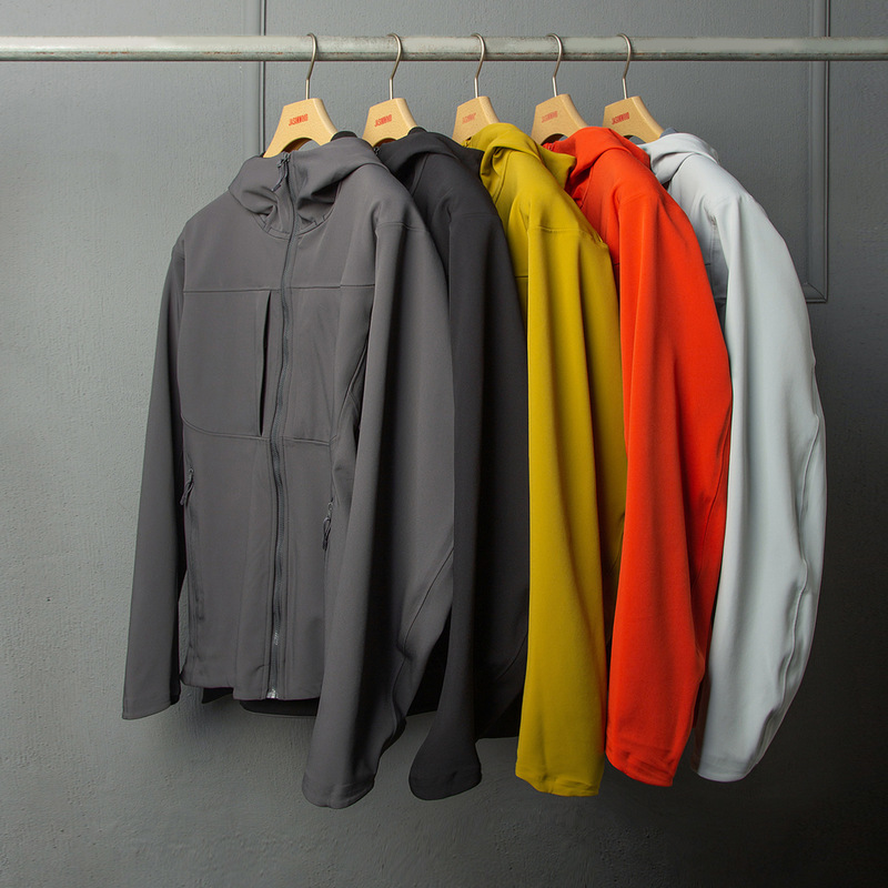 Outdoor Softshell Jacket, the Same Model as Niao Jia's Gamma Softshell Jacket, Sports Casual Windproof and Water-Repellent Hooded Jacket