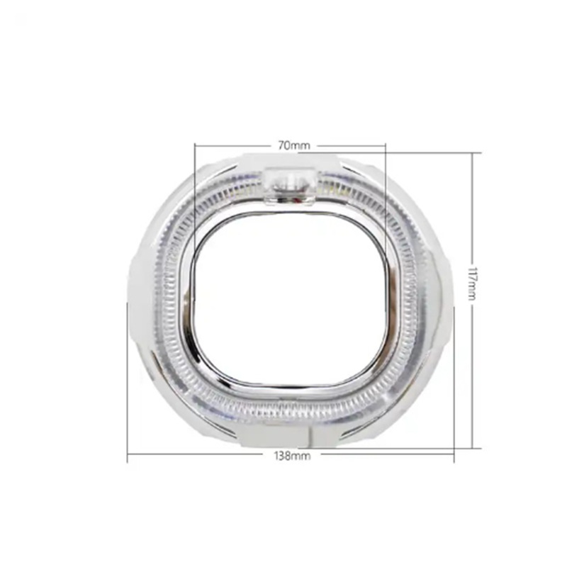 3.0 cubierta de guía de luz cuadrada Q5 lente cubierta de decoración máscara LED luz diurna