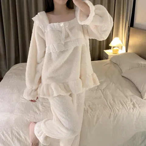 플러시 스퀘어 칼라 세트