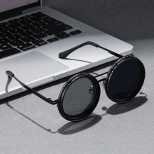 ND9档可调光墨镜高级感钓鱼UV防强光紫外线偏光太阳镜Sunglasses