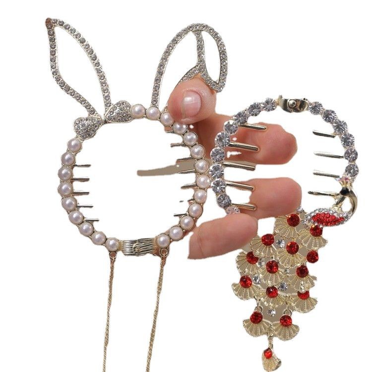 Bolas DE LOS NIÑOS clip de pelo de alta Cola de Caballo temperamento espalda Cabeza chica horquilla updo artefacto hembra Cola de Caballo hebilla tocado